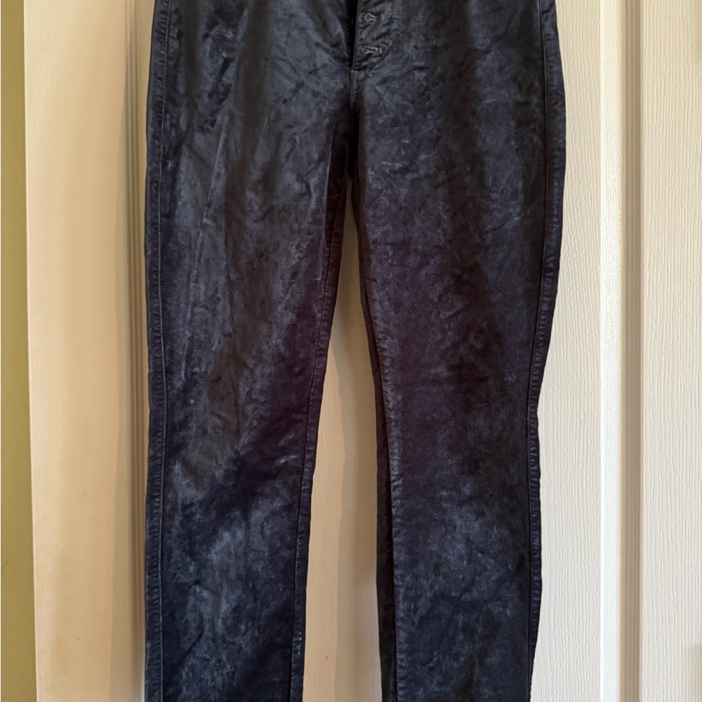 Paige Blue Velvet Pants